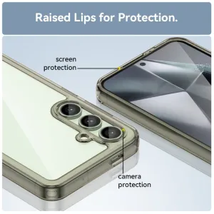 CRYSTAL Ochranný obal pre Samsung Galaxy S24 FE 5G šedý