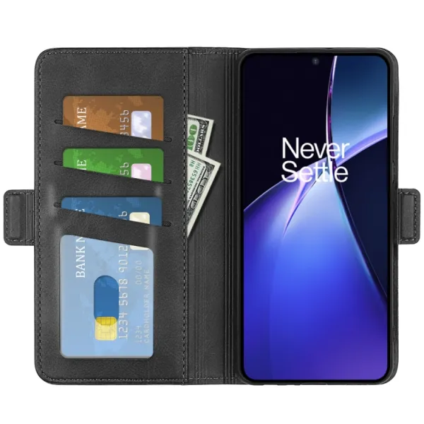 SIDE Peňaženkové puzdro pre OnePlus Nord CE 4 Lite 5G čierne