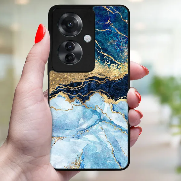 MY ART Ochranný kryt pre Oppo Reno11 F 5G BLUE MARBLE (141)