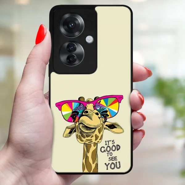 MY ART Ochranný kryt pre Oppo Reno11 F 5G GIRAFFE (180)