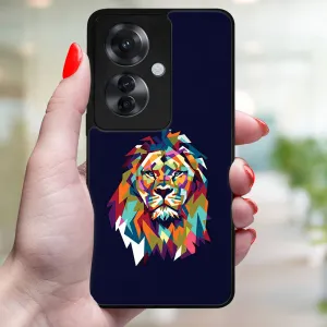 MY ART Ochranný kryt pre Oppo Reno11 F 5G LION (246)