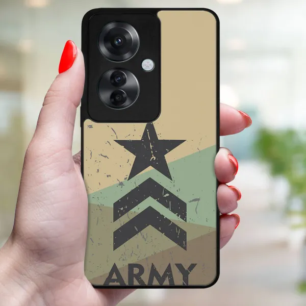 MY ART Ochranný kryt pre Oppo Reno11 F 5G ARMY (236)