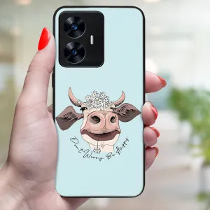 MY ART Ochranný kryt pre Realme C55 HAPPY COW (181)