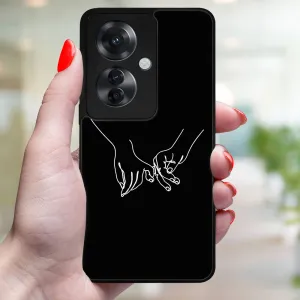 MY ART Ochranný kryt pre Oppo Reno11 F 5G HANDS (X51)