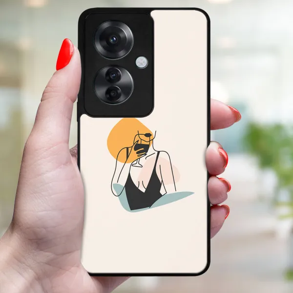 MY ART Ochranný kryt pre Oppo Reno11 F 5G WOMAN (197)