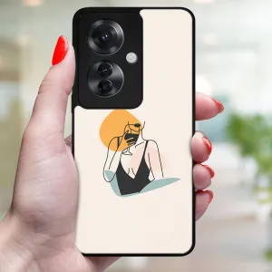MY ART Ochranný kryt pre Oppo Reno11 F 5G WOMAN (197)