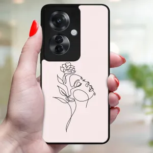 MY ART Ochranný kryt pre Oppo Reno11 F 5G ROSE GIRL (198)