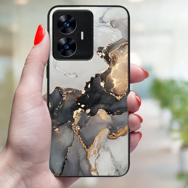 MY ART Ochranný kryt pre Realme C55 GREY MARBLE (140)