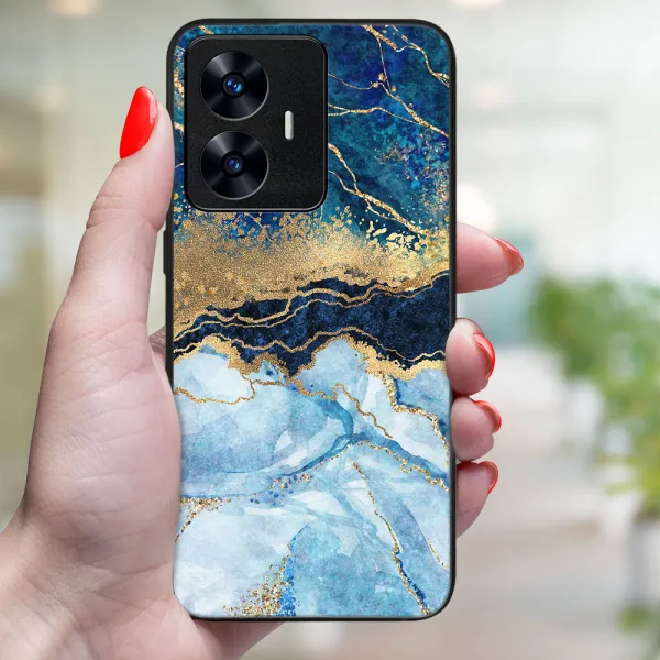 MY ART Ochranný kryt pre Realme C55 BLUE MARBLE (141)