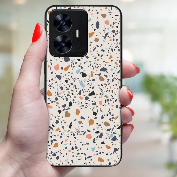 MY ART Ochranný kryt pre Realme C55 BEIGE TERRAZZO (162)