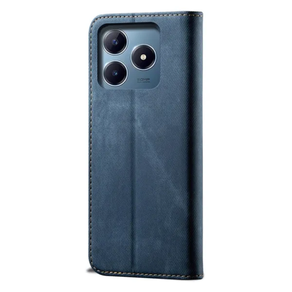 DENIM Peňaženkový kryt pre Realme C61 / Realme C63 modrý