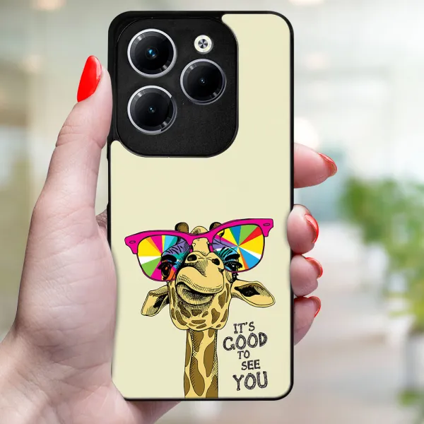 MY ART Ochranný kryt pre Infinix Hot 40 / Hot 40 Pro GIRAFFE (180)