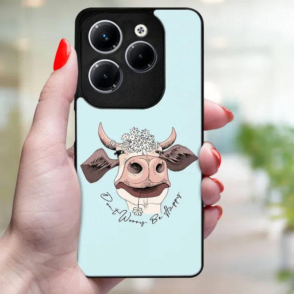 MY ART Ochranný kryt pre Infinix Hot 40 / Hot 40 Pro HAPPY COW (181)