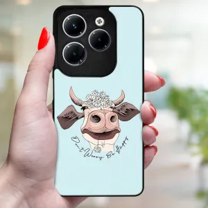 MY ART Ochranný kryt pre Infinix Hot 40 / Hot 40 Pro HAPPY COW (181)