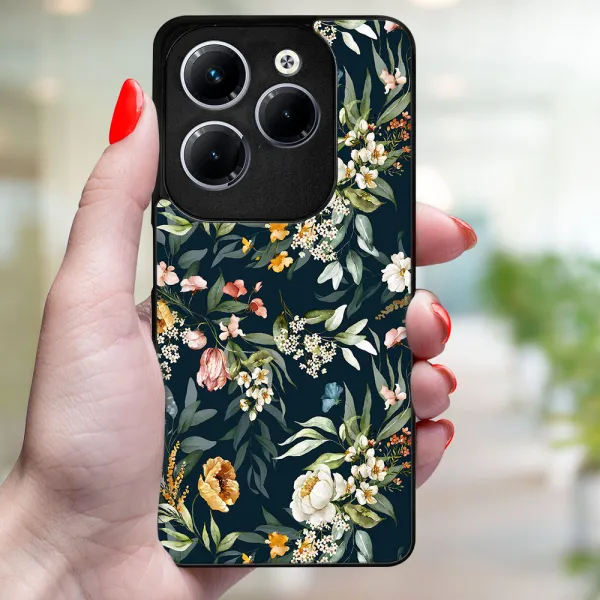 MY ART Ochranný kryt pre Infinix Hot 40 / Hot 40 Pro FLORAL (158)