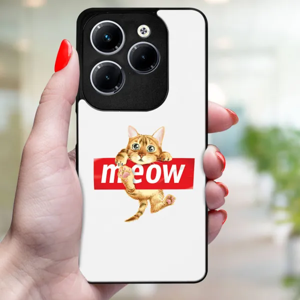 MY ART Ochranný kryt pre Infinix Hot 40 / Hot 40 Pro MEOW (183)