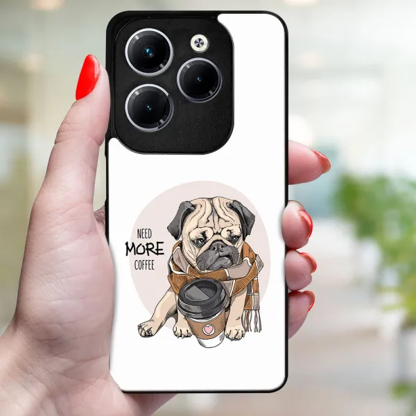 MY ART Ochranný kryt pre Infinix Hot 40 / Hot 40 Pro MORE COFFEE (184)