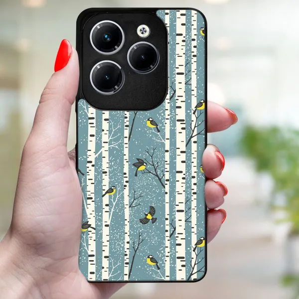 MY ART Kryt s vianočným dizajnom Infinix Hot 40 / Hot 40 Pro BIRCH (072)