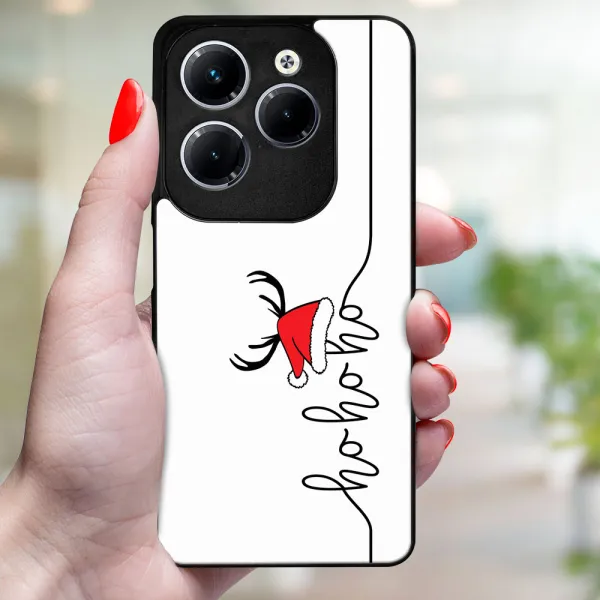 MY ART Kryt s vianočným dizajnom Infinix Hot 40 / Hot 40 Pro HOHOHO (073)