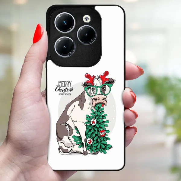 MY ART Kryt s vianočným dizajnom Infinix Hot 40 / Hot 40 Pro MERRY CHRISTMAS (074)
