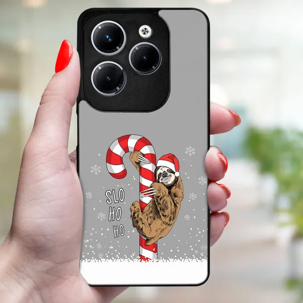 MY ART Kryt s vianočným dizajnom Infinix Hot 40 / Hot 40 Pro CANDY (076)