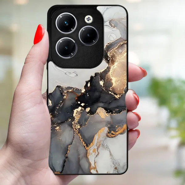 MY ART Ochranný kryt pre Infinix Hot 40 / Hot 40 Pro GREY MARBLE (140)