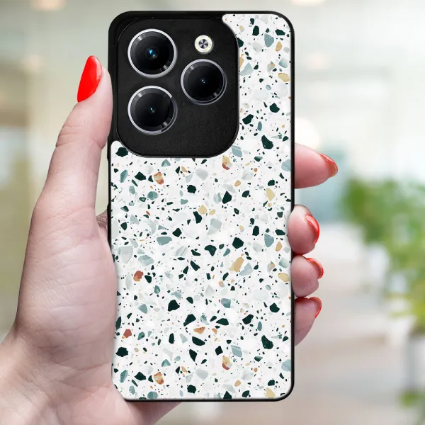 MY ART Ochranný kryt pre Infinix Hot 40 / Hot 40 Pro GREY TERRAZZO (163)