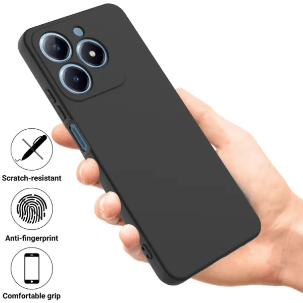 RUBBER Ochranný obal pre Realme C63 čierny