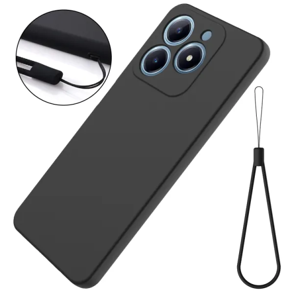 RUBBER Ochranný obal pre Realme C63 čierny