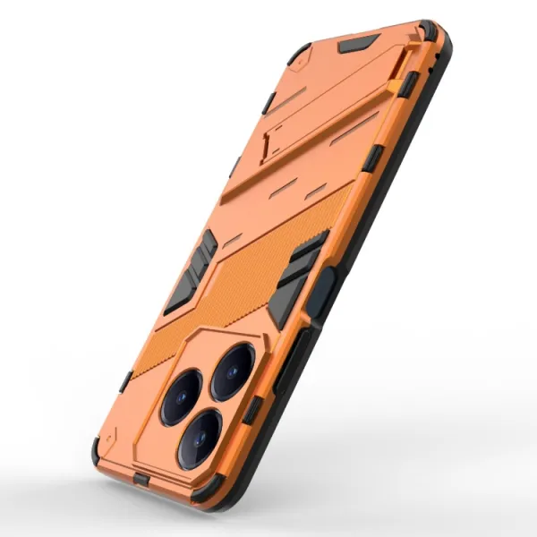 BIB Ochranný obal so stojanom pre Realme C63 oranžový