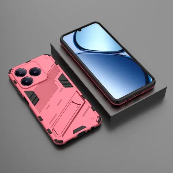 BIB Ochranný obal so stojanom pre Realme C63 ružový
