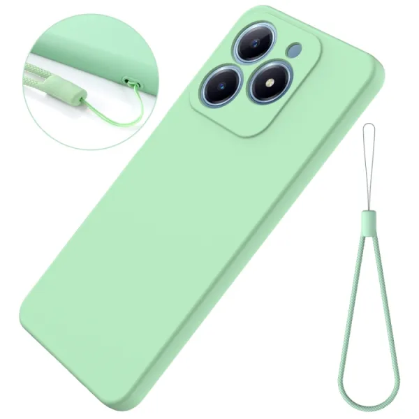 RUBBER Ochranný obal pre Realme C63 zelený