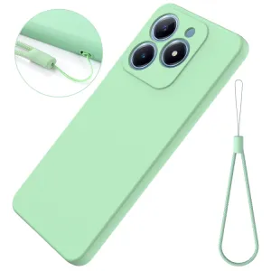 RUBBER Ochranný obal pre Realme C63 zelený