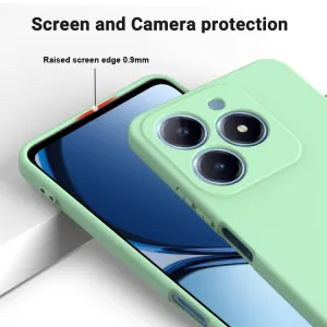 RUBBER Ochranný obal pre Realme C63 zelený