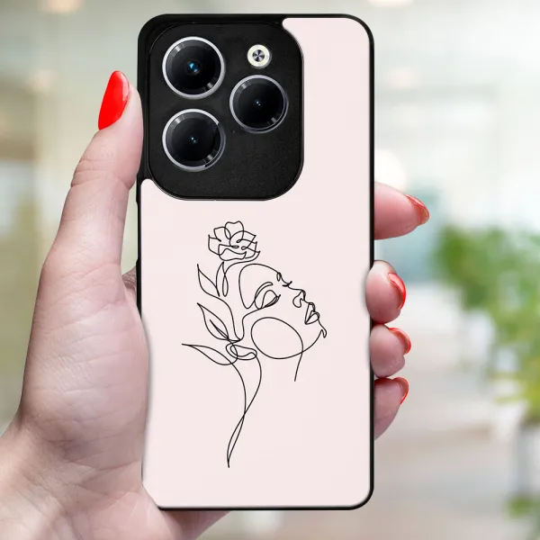 MY ART Ochranný kryt pre Infinix Hot 40 / Hot 40 Pro ROSE GIRL (198)