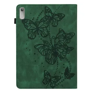 ART BUTTERFLY Zaklápacie puzdro pre Lenovo Tab P11 Gen 2 zelené