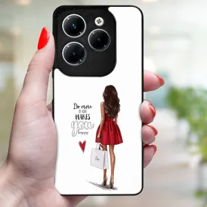 MY ART Ochranný kryt pre Infinix Hot 40 / Hot 40 Pro RED DRESS (137)