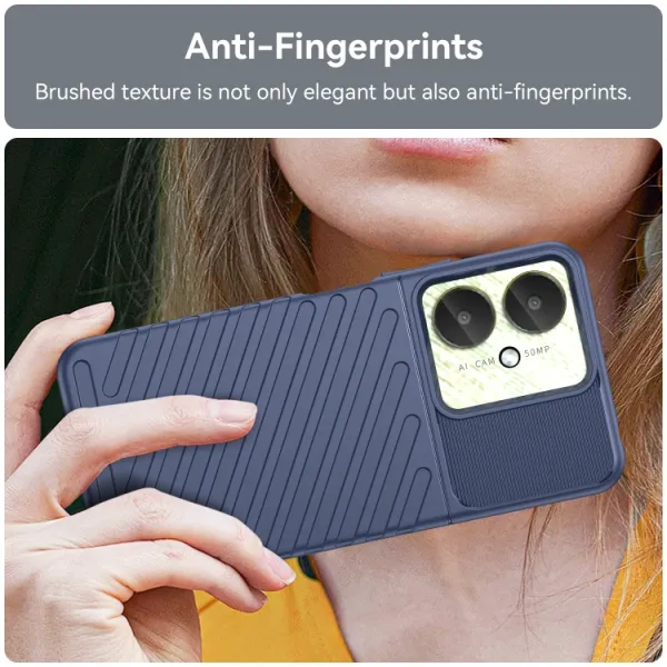 THUNDER Ochranný obal Xiaomi Redmi 13C / 13C 5G / Poco C65 modrý