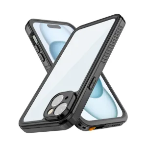 SOLID IP68 Obojstranný kryt pre Apple iPhone 15 Plus čierny