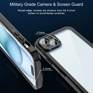SOLID IP68 Obojstranný kryt pre Apple iPhone 15 Plus čierny