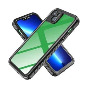 SOLID IP68 Obojstranný kryt pre Apple iPhone 14 Plus čierny