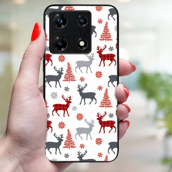 MY ART Kryt s vianočným dizajnom Infinix Note 30 Pro DEER (068)