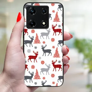 MY ART Kryt s vianočným dizajnom Infinix Note 30 Pro DEER (068)