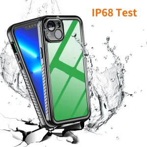 SOLID IP68 Obojstranný kryt pre Apple iPhone 14 Plus čierny