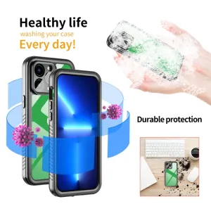 SOLID IP68 Obojstranný kryt pre Apple iPhone 14 Pro Max čierny