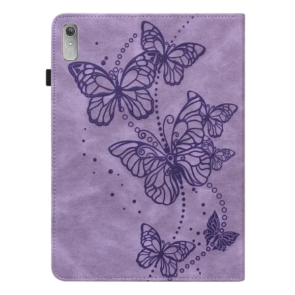 ART BUTTERFLY Zaklápacie puzdro pre Lenovo Tab P11 Gen 2 fialové