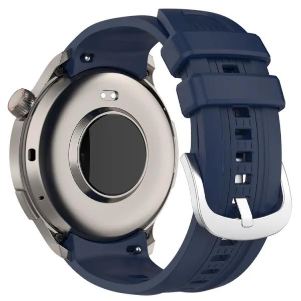 SILICONE Vymeniteľný remienok pre Amazfit Balance tmavomodrý