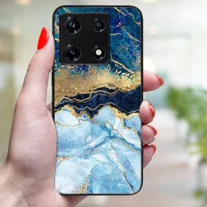 MY ART Ochranný kryt pre Infinix Note 30 Pro BLUE MARBLE (141)