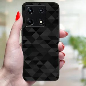 MY ART Ochranný kryt pre Infinix Note 30 Pro BLACK TRIANGLES (232)
