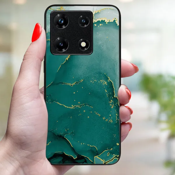 MY ART Ochranný kryt pre Infinix Note 30 Pro GREEN MARBLE (145)